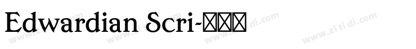 Edwardian Scri字体转换
